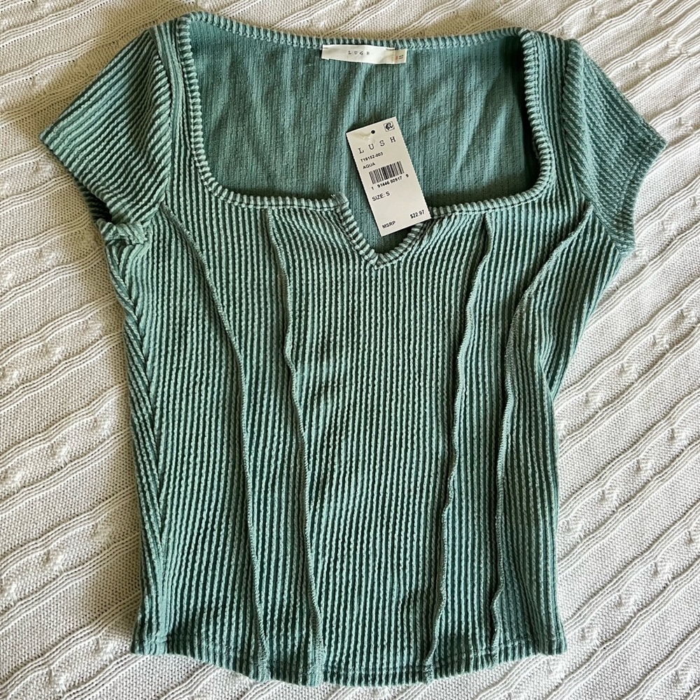 Lush Cap Sleeve Shirt